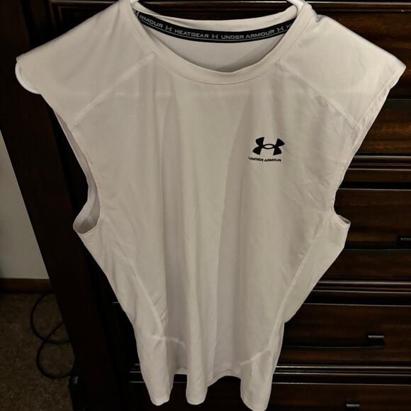 Under Armour Other - Under Armour Men's HeatGear Sleeveless Compression Top​​ Large